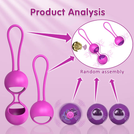 Remote Control G Spot Vibrator Kegel Balls for Women Vibrating egg Female Vaginal Massager Clitoral Nipple Stimulator Adult Toys