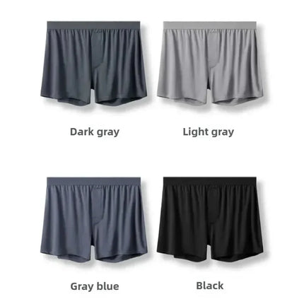 4Pack Modal Mens Aro Pants Mid-Waist Mens Underpants Loose Pajama Pants Breathable Boxers for Men