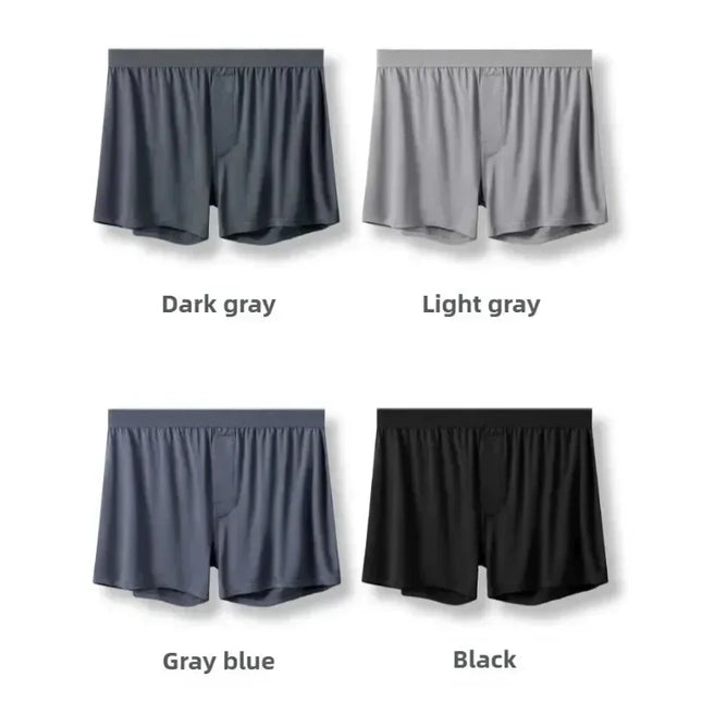 4Pack Modal Mens Aro Pants Mid-Waist Mens Underpants Loose Pajama Pants Breathable Boxers for Men