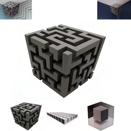 3D Wall Art Optical Illusion Wall Decal Creative 3D Impossible Corners That Reshapes Reality Illusionary Wall Sticker Home Decor