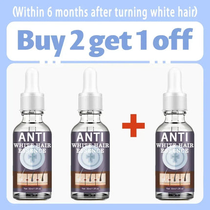 White hair killer, remove gray hair and restore natural hair color in 7 days