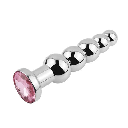 Anal beads Stainless steel anal plug Anal bead Round metal anal plug anal sex toy Prostate stimulator dildo