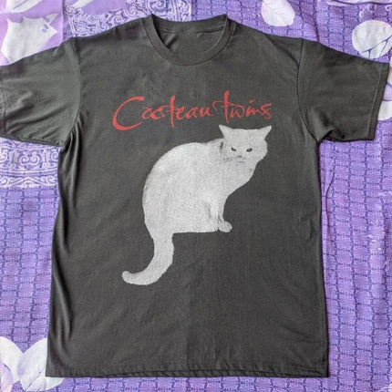 Cocteau Twins Shirt Cocteau Twins Band White Unisex T-shirt Men Women Summer Short Sleeve Crew Neck Cotton Tee