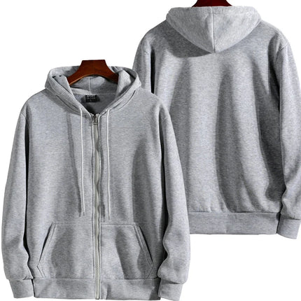 2025 New Fashion Zipper Hoodies Women/Men Fashion Long Sleeve Hooded Sweatshirt Casual Autumn Winter Sportwear Solid Clothes