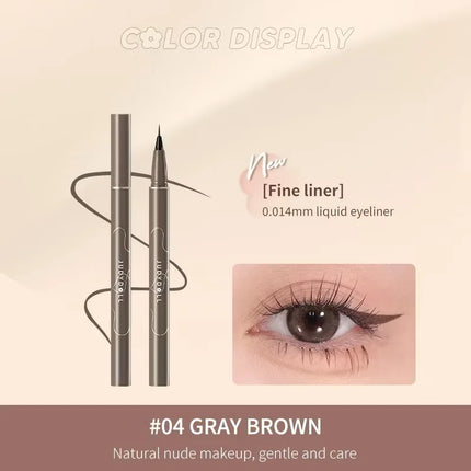 Judydoll Liquid Eyeliner, Ultra Fine Liquid Eyeliner Waterproof with Smooth Strong Fibres, Smudge-proof, Longwearing, Smooth