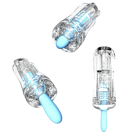 Male Masturbator Soft Pussy Adult Endurance Exercise Sex Products Transparent Vagina Vacuum Sucking Pocket Cup Sex Toys for Men