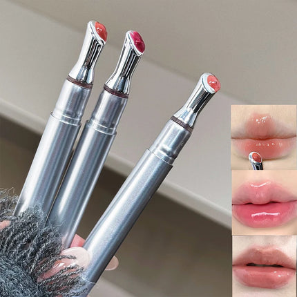 CACE Mirror Watery Crystal Jelly Lipgloss Lasting Moisturizing Lipstick Clear Lip Gloss Glass Lip Glaze Cosmetics Lip Stain Tint