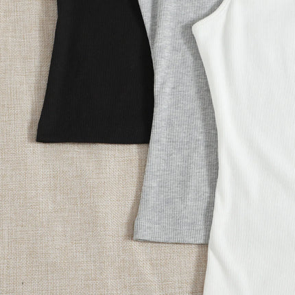 3 Pack Solid Crew Neck Tank Top Casual Sleeveless Top For Spring & Summer Women's Clothing