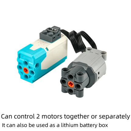Upgrade Rechargeable M/L Motor 8883 Building Blocks Power Functions Compatible with Legoeds 9686 Technical Modified Parts