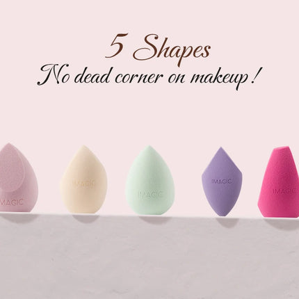 IMAGIC 16-Colors Makeup Sponge Tools Face Beauty Cosmetic Foundation Powder Puff Wet and Dry Use gąbka do makijażu косметика