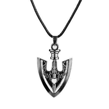 Anime JOJOS BIZARRE ADVENTURE Necklaces Kujo Jotaro Arrow Metal Pendant Chain Choker keychain Charm Gifts Jewelry collares
