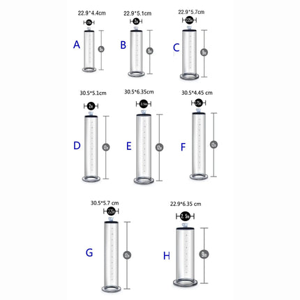 Acrylic Penis Vacuum Pump Manual Penis Enlarger Sex Toy for Man Male Masturbation Penis Enlargement Trainer Adults Product