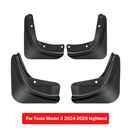 For Tesla Model Y Model 3 highland 2026 Accessories Mud Flaps Stay Clean Protect Paint Military Grade All Weather Splash Guards