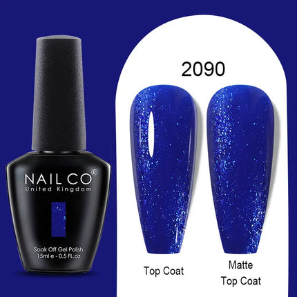 NAILCO Winter Series Color Gel Nail Polish 15ML Semi Permanent Soak Off Gel Varnishes Super Texture Gorgeous Nail Manicure Art