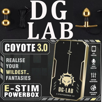 DG-LAB 3.0 E-Stim Power Box "PawPrints" APP Control Electric Shock Medical Themed Electrical Stimulator Sex Toys For Couples