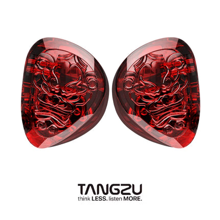 TANGZU WANER 2 Red Lion Bass Edition Dynamic Driver In-ear Earphones High-Quality Sound Comfortable Wearing Wired Earbuds