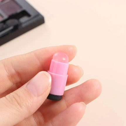 Soft Brush Head Silicone Lip Brush Portable Multi-purpose Mini Lip Brush Washable Silicone Brush Head Mini Makeup Brush