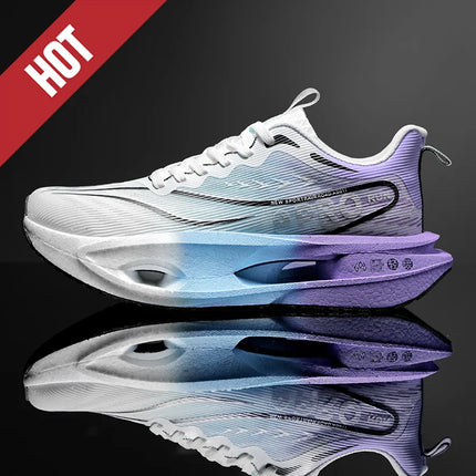 Running Shoes Carbon Board Speciality Marathon Men Sports Breathable Lightweight Women's Comfortable Athletic Nonskid Sneakers