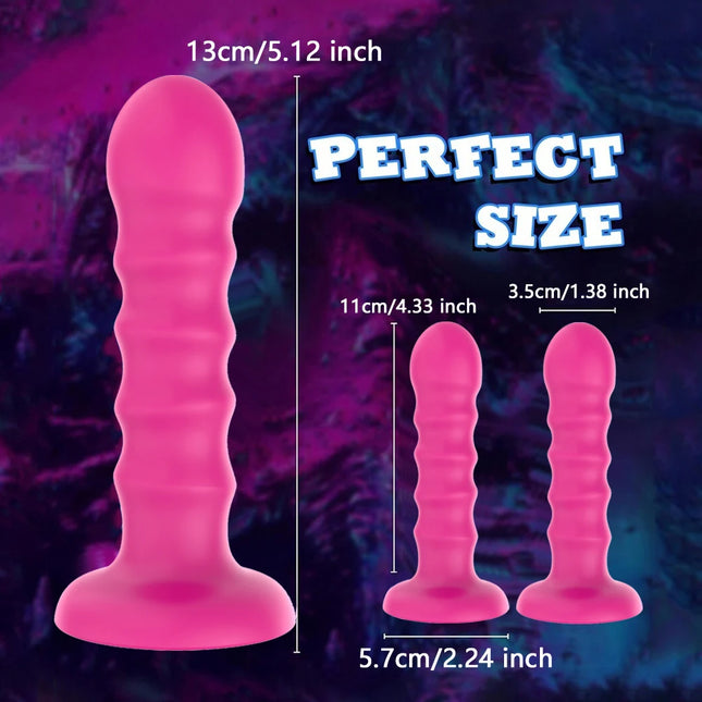 Unisex Dildo Anal Plug Suction Sex Toy Masturbator Anus Vagina Butt Plug Stimulation Massager For Men Women Gay Adult Games Play