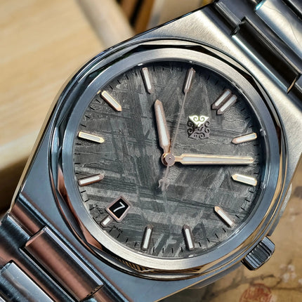 IX&DAO 2026 New Space Warrior 37.5mm Men's Automatic Mechanical Watch Miyota 9015 Sapphire Stainless Steel Waterproof 10Bar Relo