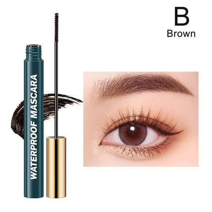 4D Mascara, Black, Waterproof, Ultra-Long, Volumizing, Long-Lasting Smudge-Proof, Perfect Festivals and Special Occasions
