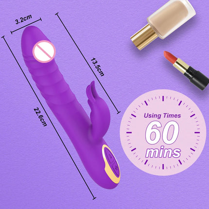 Thrusting Dildo Vibrator Adult Toys for Women Sex Toys Dildos Rabbit G Spot Vibrator Silicone Clitoral  Adult Sex Toy for Women