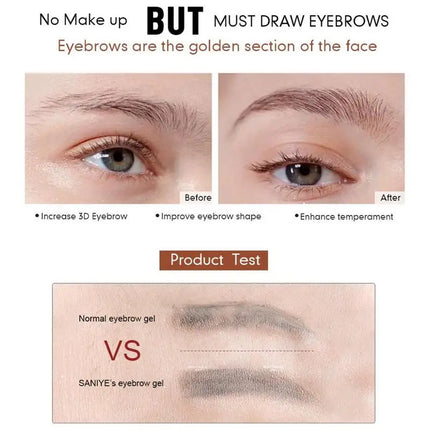 Cosmetics Clear Eyebrow Gel Long Lasting Eyelash Fix Gel Waterproof Transparent Eyebrow Fixed Gel For Eyebrows Makeup Z4Q2