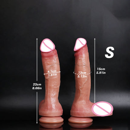 Realistic Long Dildo Black Anal Plug with Suction Cup Big Penis Butt Plug Long Dick Sex Toys for Women men Phallus Anal Dilator