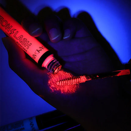 Fluorescence Mascara Waterproof No Blooming Fast Dry Colorful Neon Eyelashes Curling Yellow Blue Lengthens Eye Lashes Cosmetics