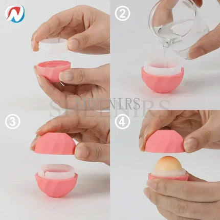 12pcs Empty Ball Round Lip Balm Containers 0.25Oz/7g Lip Gloss Spherical Lipstick Tubes DIY Lip Gloss Bottle Chapstick Holder