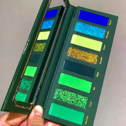 Narimi 10 Color Highly Pigmented Eyeshadow Palette Matte Shimmer Easy Halo-dye Eye Shadow Long Lasting Natural Colors Eye Makeup