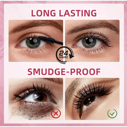 Lengthening Mascara Waterproof Long Lasting Silky Eyelashes Make Up Sweat-resistant Non-smudging Easy To Remove Eye Cosmetic