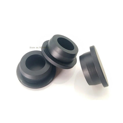 Black T-shaped silicone plug rubber hole cover dust-proof sealing, shock-absorbing foot pad  A-6.8mm~68.6mm