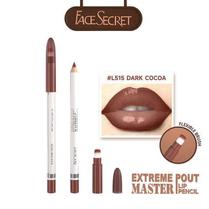 15 Color Matte Lip Liner Pen With Brush, Long Lasting Waterproof Velvet Matte Pencils - Smooth Application Makeup Kit Lip Makeup
