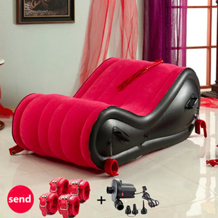Inflatable Sexy Sofa Bed Adult Games Love Chair Living Room Furniture Electric Air Pump Erotic Bondage Gear Sex Toys for Couples