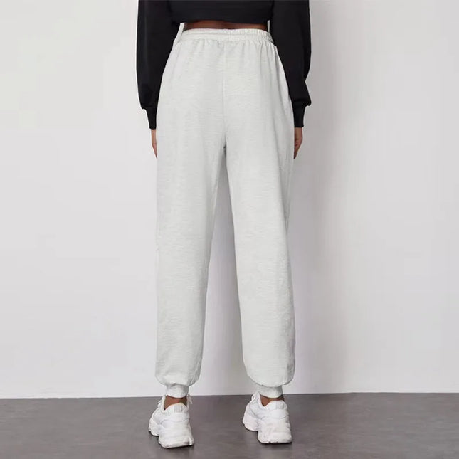 New Winter Men's Sweatpants Korean Fashion Thick Warm Wide Leg Straight Loose Track Pants Male Casual Thermal Velvet Trousers