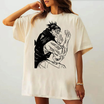 Japan Anime Choso Cool Graphic T-shirt Women Men Casual Manga T-shirts Vintage T-shirt Harajuku Male Tops