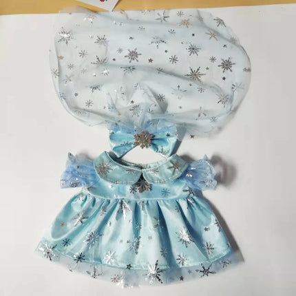 Only Clothes Suit For Baby Three 400% Gross Vinyl Plush Doll Toy New Year'S Christmas Series Doll Clothes Cute Outfit Dress Set