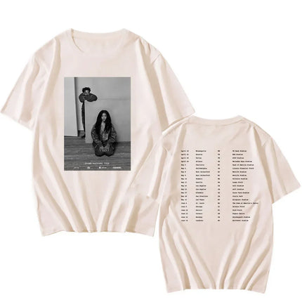Kendrick Lamar X SZA GrandNational Tour 2025 T-shirts GNX Album Graphic Print T-shirt Cotton Summer Soft Tee-shirt Unisex Men Top