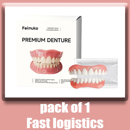2026 Adult Adjustable Denture Set Adjustable Snap-on Dentures Portable Braces Decorative Teeth Gap Oral Hygiene Care