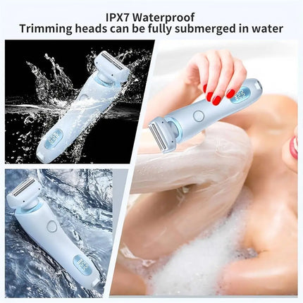 Lady Hair Removal Device Eyebrow Shaper Waterproof Electric Epilator for Women Whole-Body Trimmer Legs,Underarm,Arm Hair Remover