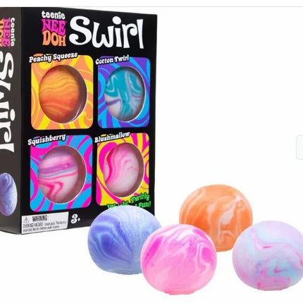 Schylling Nee Doh Nice Cube & Nice-Sicle Squishy Toy Sensory Stress Relief Squeeze Cube Anti-Anxiety Fidget Toy for Focus ADHD
