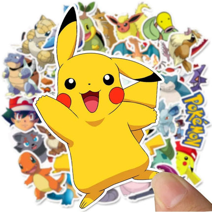 Pokemon Character Stickers Waterproof Cartoon Graffiti Decals for Phone Laptop Guitar Anime Fans Kids Gift