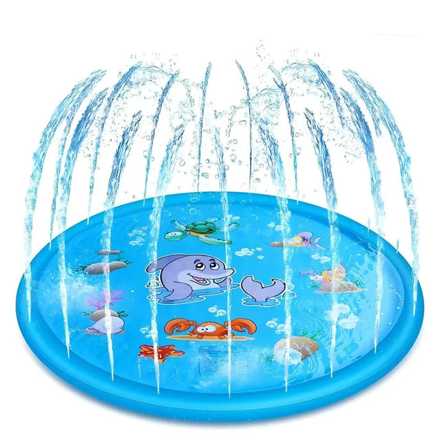 Children's Summer Outdoor Lawn Water Play Inflatable Play Water Spray Pad Children's Water Spray Pool Children's Water Spray Poo
