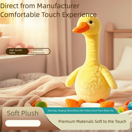 Dancing Duck Electric Duck Plush Toy Singing English Version Dancing Talking Duck Recording Repeating What You Say