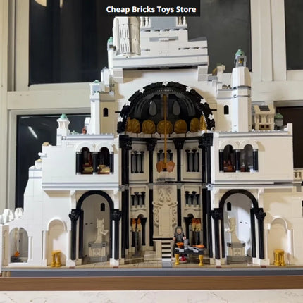 8278pcs The City Minas Tirith Capital Dispaly Model Bricks Building Blocks Kit Cheapest Set Gifts for Adults for Home Decor