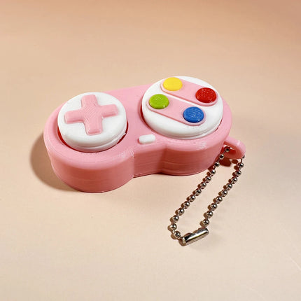 Calming Keychain Keys Finger Button Anti-stress Toys Pencil Game Controller UFO Funny Decompression Gifts for Children Adults