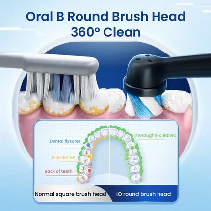 Oral B iO3 Electric Toothbrush iO Series 3 Cleaning Modes for Dental Care Replacement Toothbrush Heads Teeth Brush