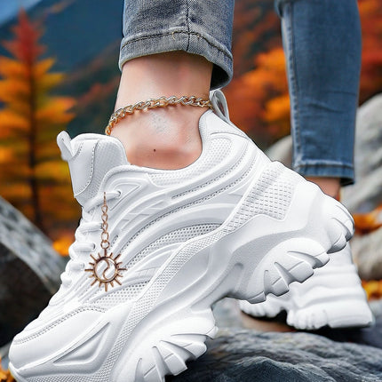 Women's four seasons outdoor sports shoes pure white water platform summer sandals soft sole cushioned running shoes for women