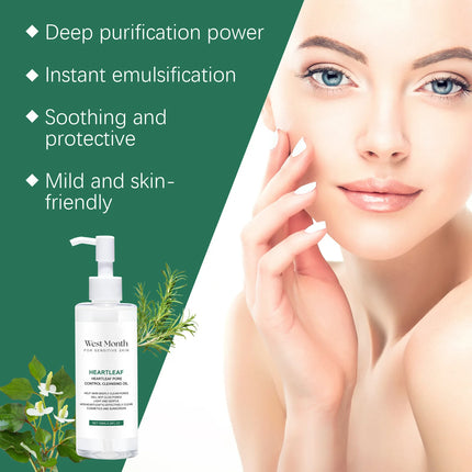 Makeup Removal Oil Purifying Pores Shrinking Deeply Cleansing Soothing Skin Remove Blackheads Moisturizing Facial Cleanser Oil